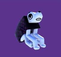 A cuboid dog creature